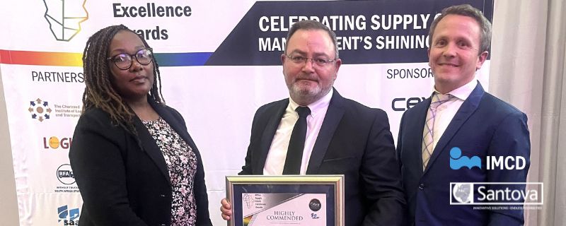 Africa Supply Chain Excellence Awards 2023 Santova and IMCD